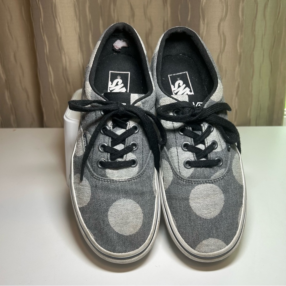 Vans Doheny Platform Women's 7.5 Shoes Black White 'Fuzzy Dots' Skate Sneaker